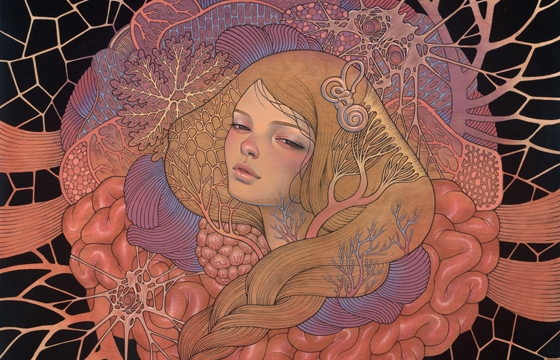 Audrey Kawasaki + Esao Andrews @ Thinkspace Booth, SCOPE Basel