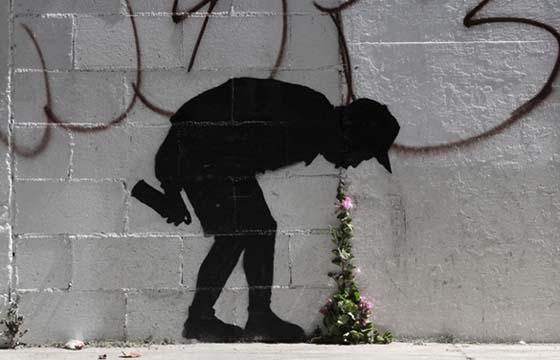 Banksy: “Better Out Than In”