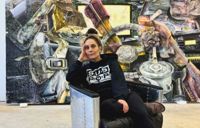 Danica Lundy Paints the Powerful Noise Coming from a Boombox