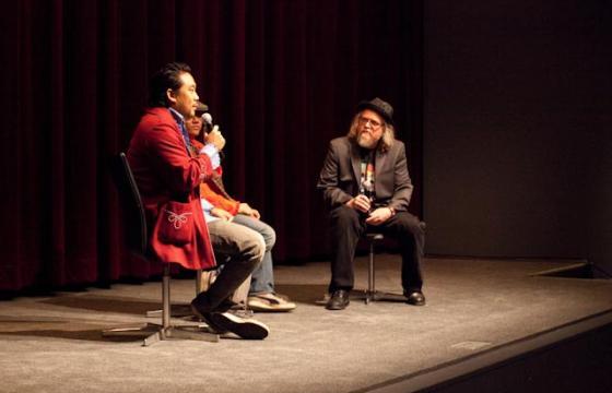 Photos from David Choe at MoMA for Juxtapoz Film Series