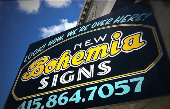 New Bohemia Signs at Guerrero Gallery San Francisco
