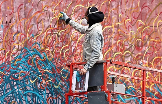 DALeast's Latest Mural Scouts the Corner of Elizabeth and Broome in NYC