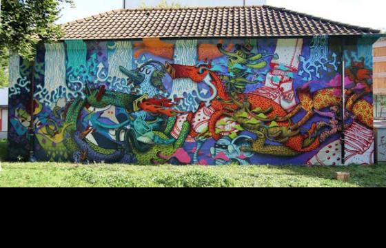 New Mural by Alëxone in Switzerland