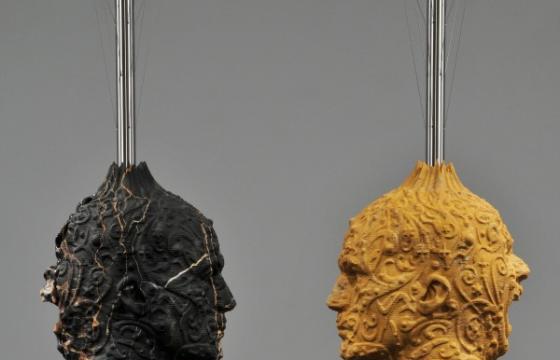 Matthew Barney x Barry X Ball Dual-Dual Portrait @ Nathalie Obadia, Paris