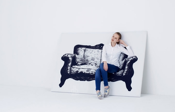 YOY Design Studio Created Hanging Canvas Furniture