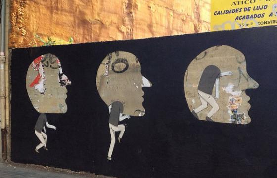 Escif x Sam3 Collaboration Mural