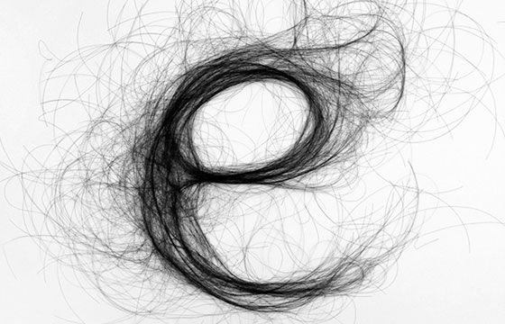 Typography with Hair