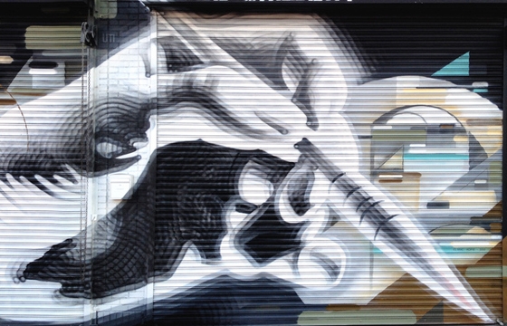 Kofie x The Mac mural in Los Angeles