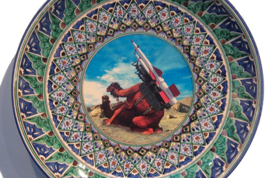 Erbossyn Meldibekov's Painted Ceramic Plates