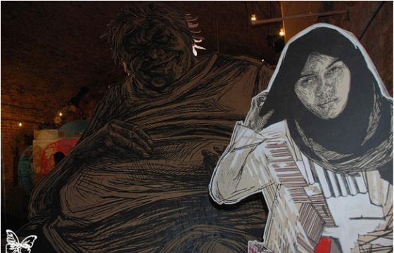 Swoon "Murmuration" @ Black Rat. London
