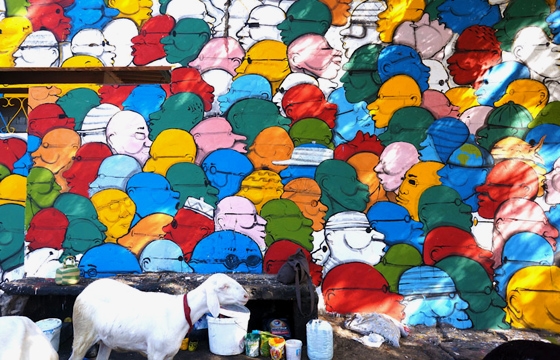 Murals in Senegal and Gambia by RUN