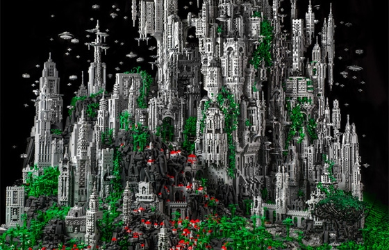 Mike Doyle Creates a 200,000 Piece Sci-Fi LEGO Sculpture