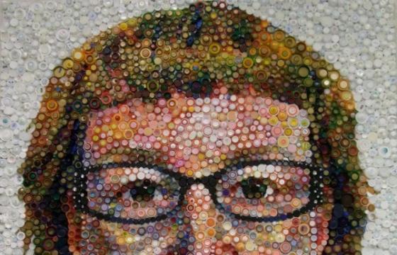 Self-Portrait of Bottlecaps