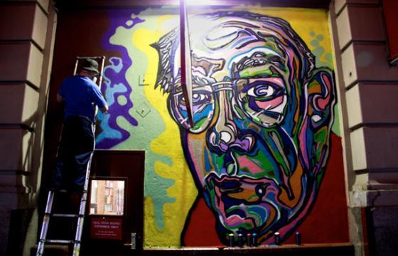 Hank O'Neal's XCIA Mural Project @ The Strand, NYC