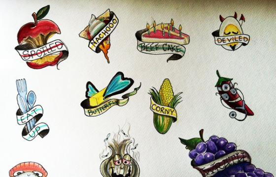 Food Tattoos for Hunger