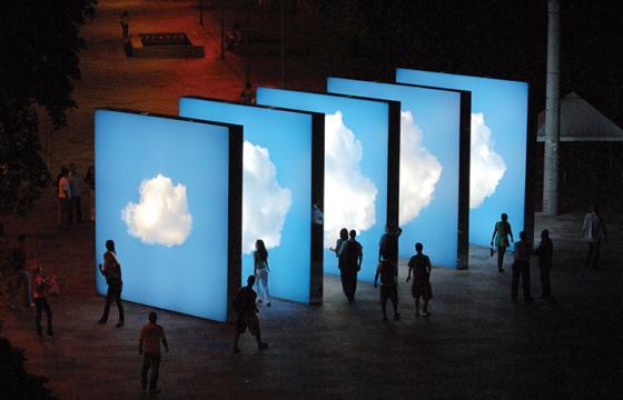 Clouds on the Street: Public Installation by Eduardo Coimbra