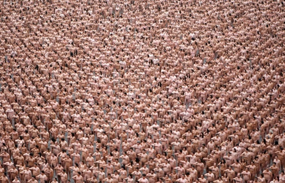 Human Installations by Spencer Tunick