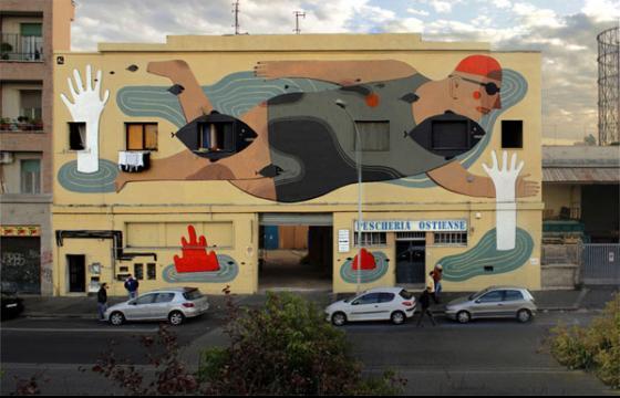 Agostino Lacurci Murals