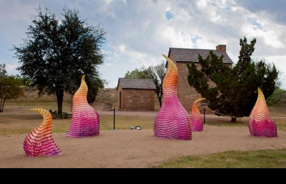 The Crayon Wildfire Installation by Herb Williams