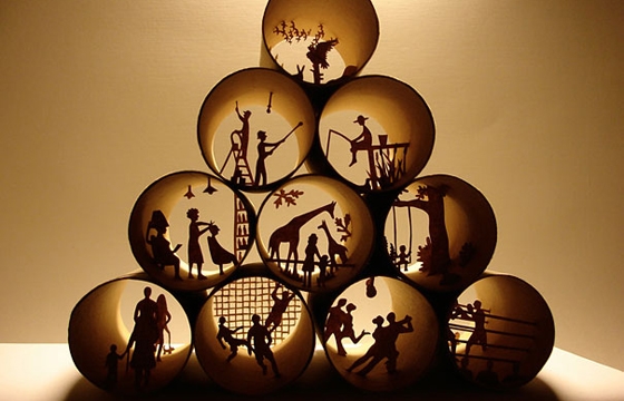 Toilet Paper Roll Art by Anastassia Elias