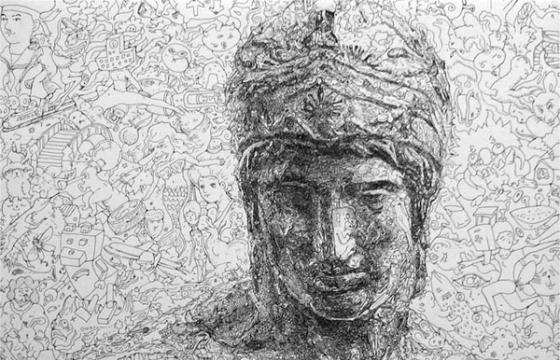 Doodles to Make a Portrait by Sagaki Keita