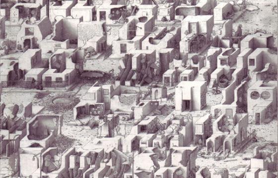 Paul Noble's Intricate Mazes