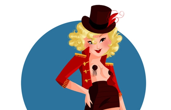 Genevieve FT Pinup Art