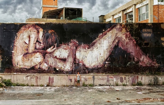 "Shame" and "Mercy" by Borondo