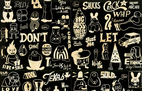 Gary Taxali "Unforget Me" @ Jonathan LeVine Gallery, NYC