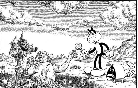 Comic Book Art by Jim Woodring