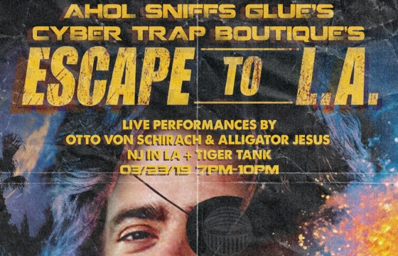 Ahol Sniffs Glue and Superchief LA Team Up For The "Cyber Trap Boutique"