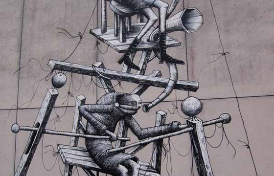 New Phlegm mural in Chichester, UK