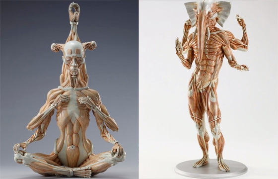 Alien Anatomy Sculptures by Masao Kinoshita