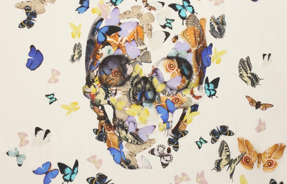 Damien Hirst x Alexander McQueen "Skull Scarf" Capsule Collaboration