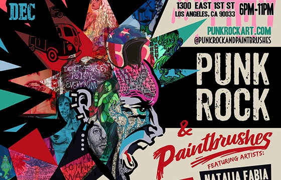 Romantic Rock's 4th Annual Punk Rock & Paintbrushes Holiday Art Show in LA