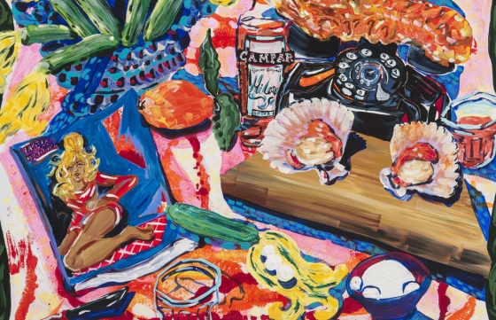 Kate Pincus-Whitney "Feast In The Neon Jungle" @ Fredericks & Freiser, NYC