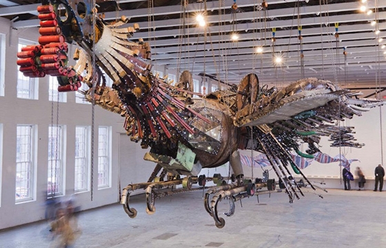Xu Bing's 12-Ton Pheonixes @ Mass MoCA, MA