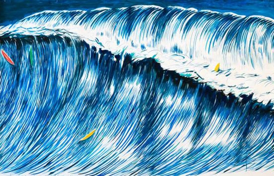 Last Look: Raymond Pettibon Surfers 1987-2012