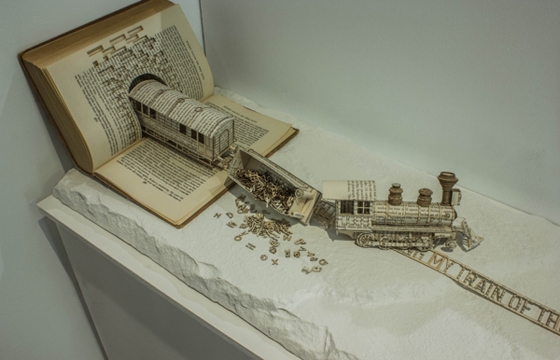 Book Sculptures by Thomas Wightman