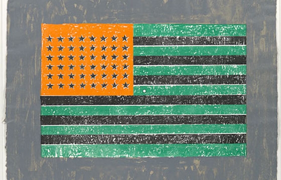 Jasper John's Flags