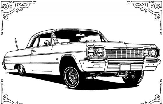 The Lowrider Coloring Book