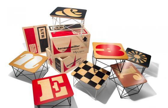 House Industries for Herman Miller: Eames Tables