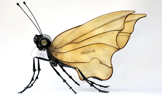Edouard Martinet's Insect Sculptures