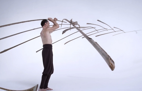 Watch: Maedir Eugster Balances 13 Palm Leaf Ribs and One Feather
