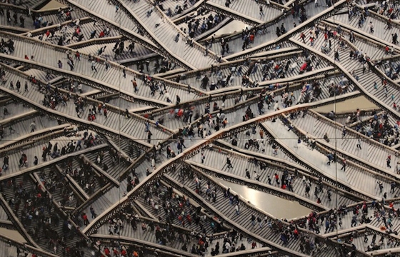 Hypnotizing Collages of Staircases