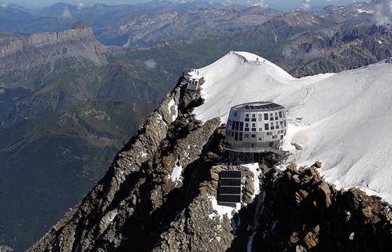 Mountain Hut Located on Europe's Highest Peak