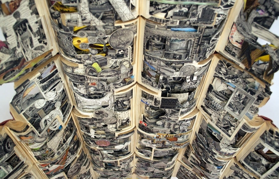 Book Sculptures by Brian Dettmer