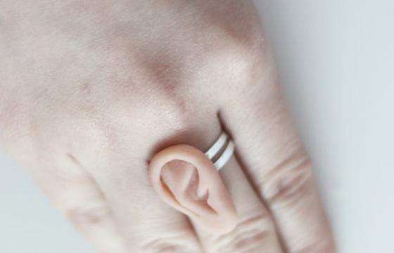 An Ear Ring and Other Mini Body Part Jewelry