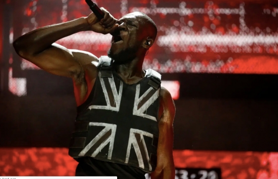 Banksy Made A Customized Stab-Proof Vest For Stormzy To Wear During His Headlining Glastonbury Set