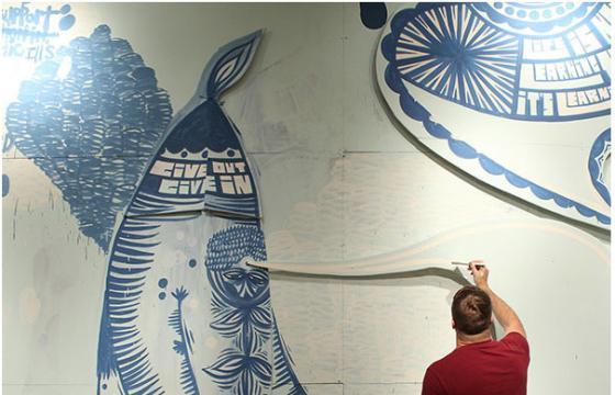 Thomas Campbell Mural @ Santa Cruz Museum of Art & History